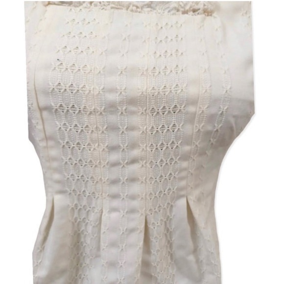 Vintage 1970s Ivory Cotton Prairie Dress - Picture 10 of 10